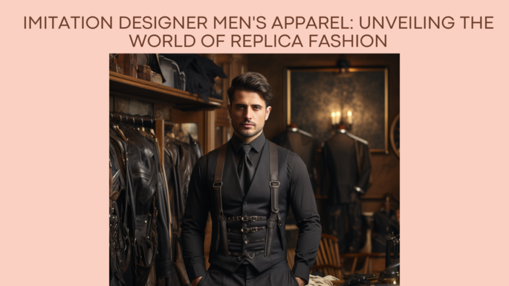 Imitation Designer Men's Apparel: Unveiling the World of Replica Fashion